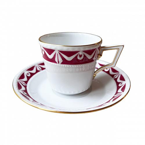 Кофейная пара Mocha Kurland бело-розовый
