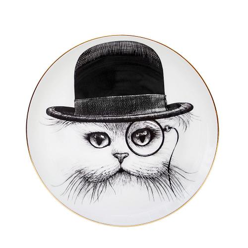 Тарелка 16 см Cat In Hat Tilt
