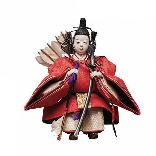 Фигурка декоративная Archer Hina Ningyo Лучник в красном кимоно
