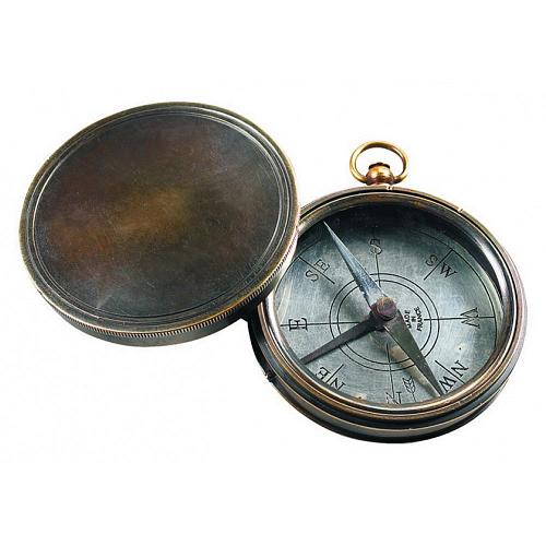 Компас с крышкой Victorian Trails Compass by Authentic models