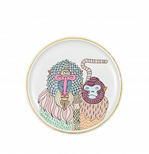 Тарелка Primates Graphic 2