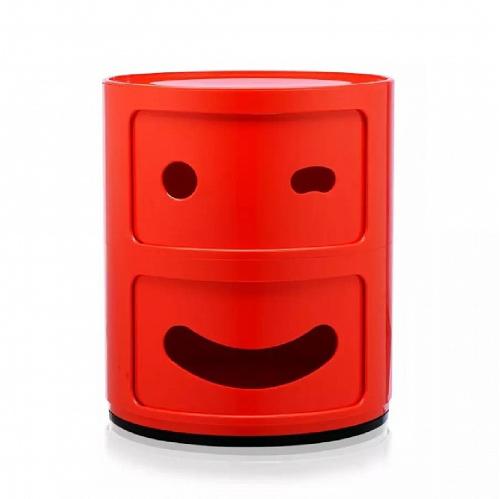Контейнер Componibili Smile/Wink красный