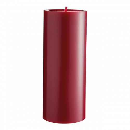 Свеча Original Burgundy 20 см красная