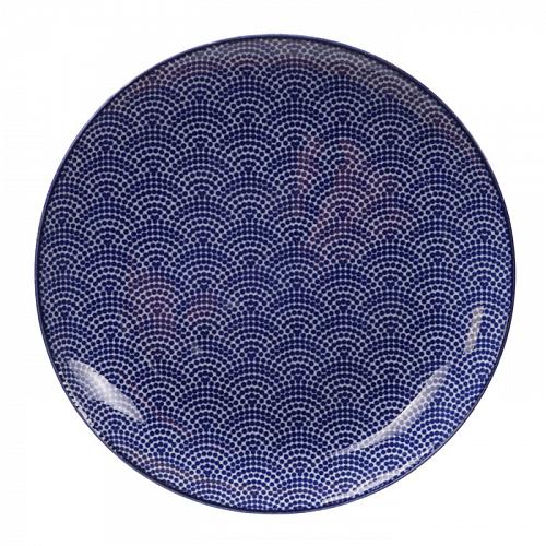 Тарелка 25,7 см Nippon Blue Dots