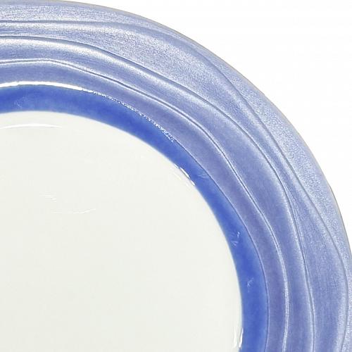 Тарелка 33 см Palau Rim blue