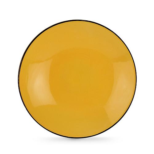 Тарелка суповая Cocorico yellow