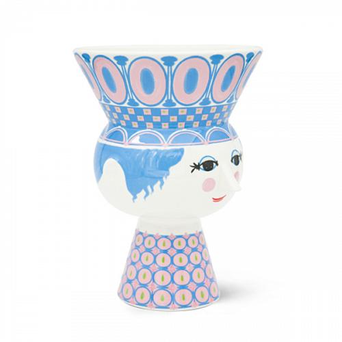 Ваза Carmen 20 см blue