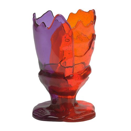 Ваза Twins C Orange and purple 26 см